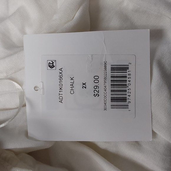 Ruffle Sleeve Tank  | 89th & Madison | 2X - Picture 8 of 10